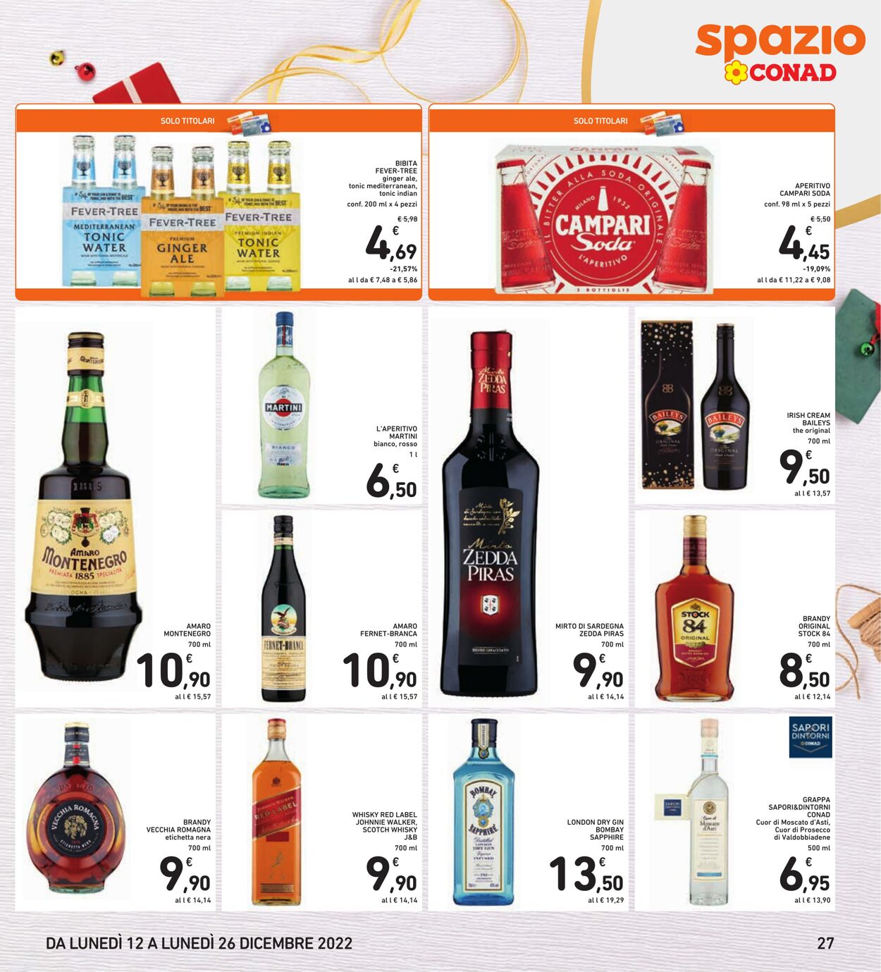 Volantino Conad 12.12.2022 - 26.12.2022