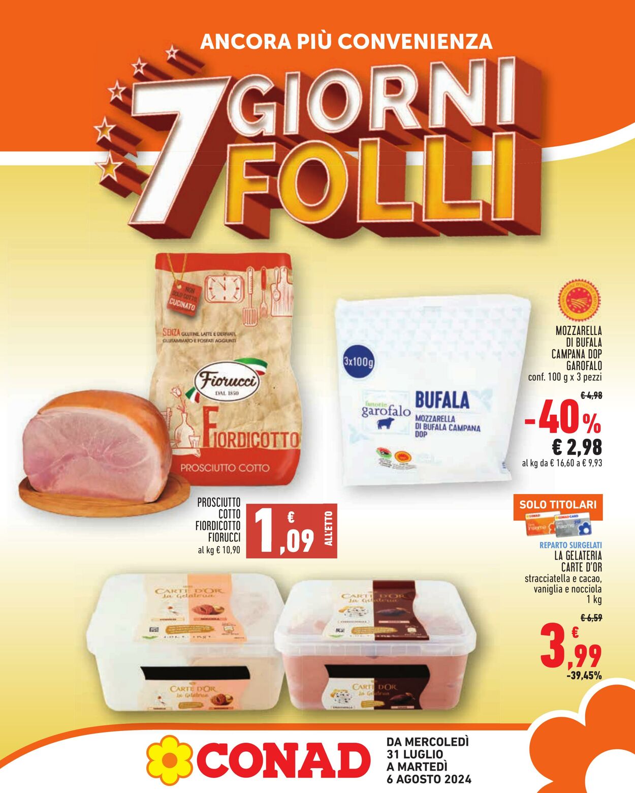 Volantino Conad 31.07.2024 - 06.08.2024