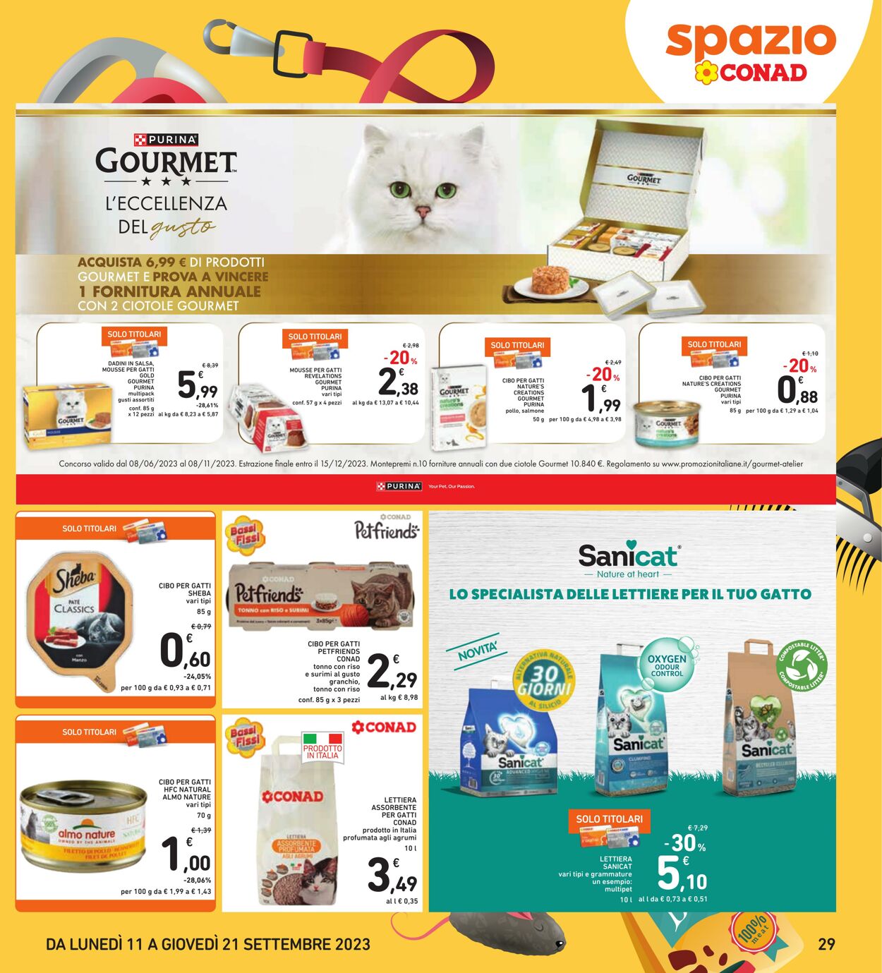 Volantino Conad 11.09.2023 - 21.09.2023