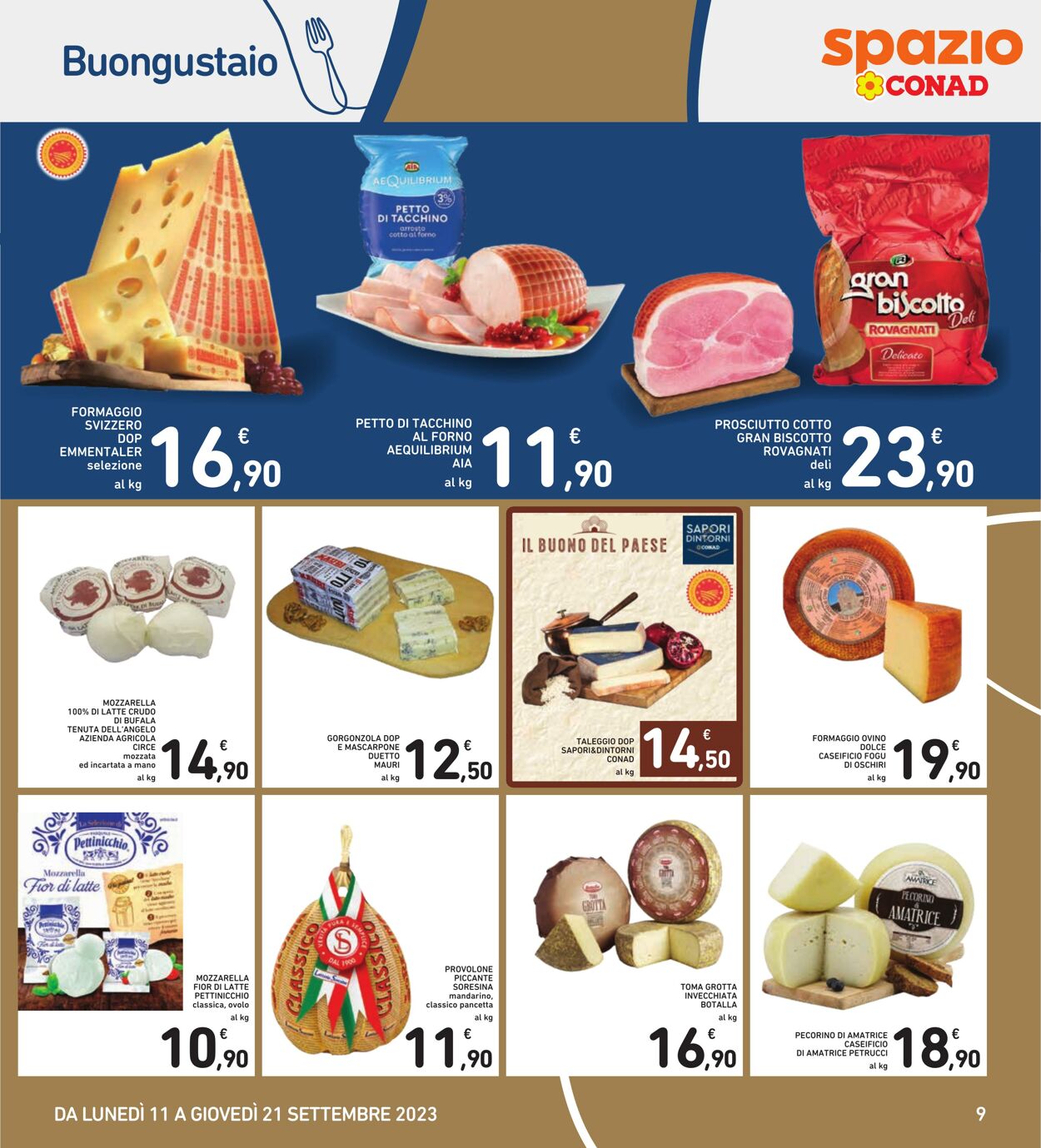 Volantino Conad 11.09.2023 - 21.09.2023