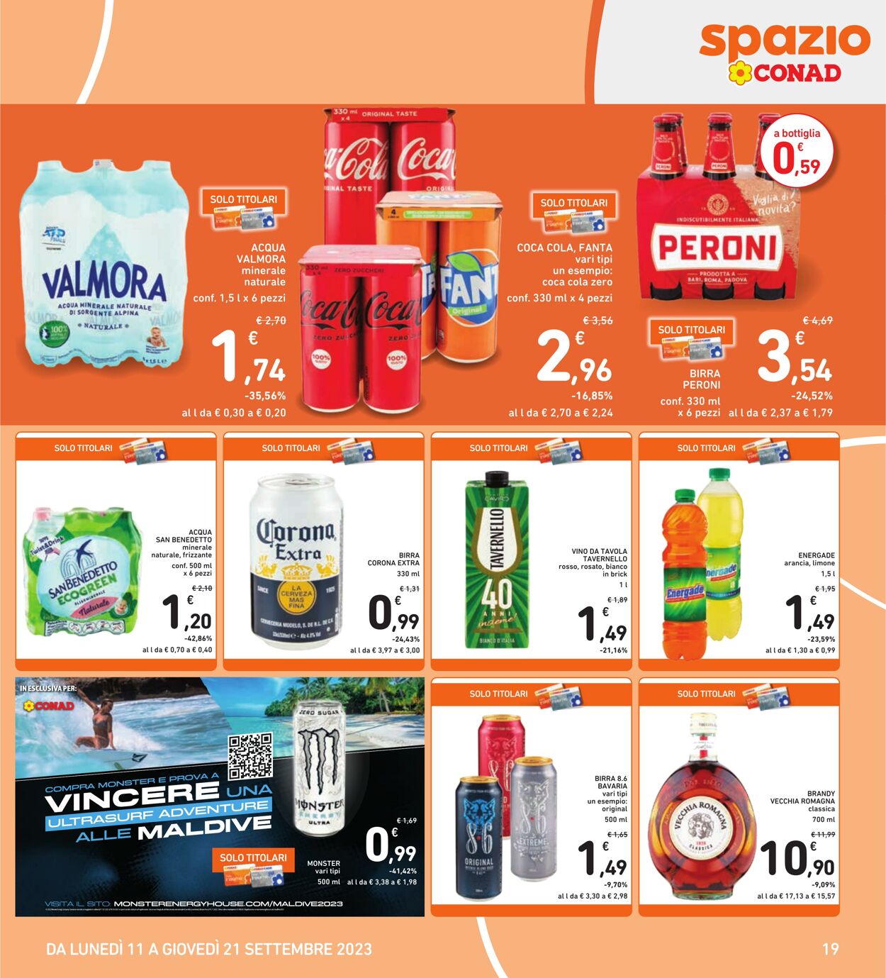 Volantino Conad 11.09.2023 - 21.09.2023