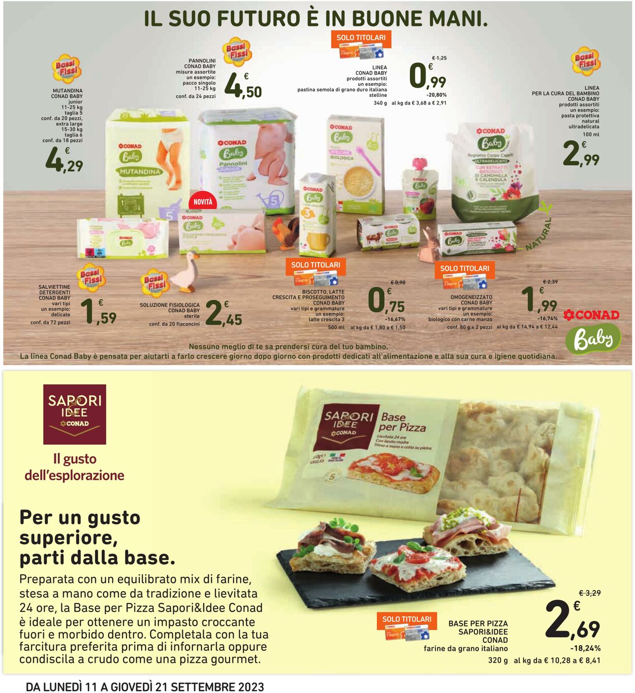 Volantino Conad 11.09.2023 - 21.09.2023