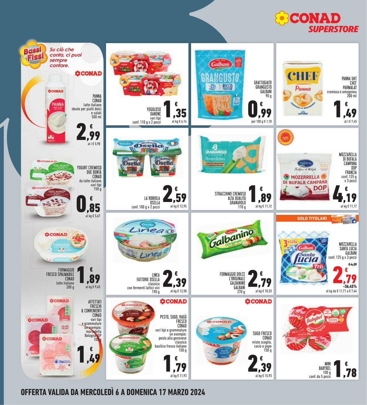 Volantino Conad 06.03.2024 - 17.03.2024