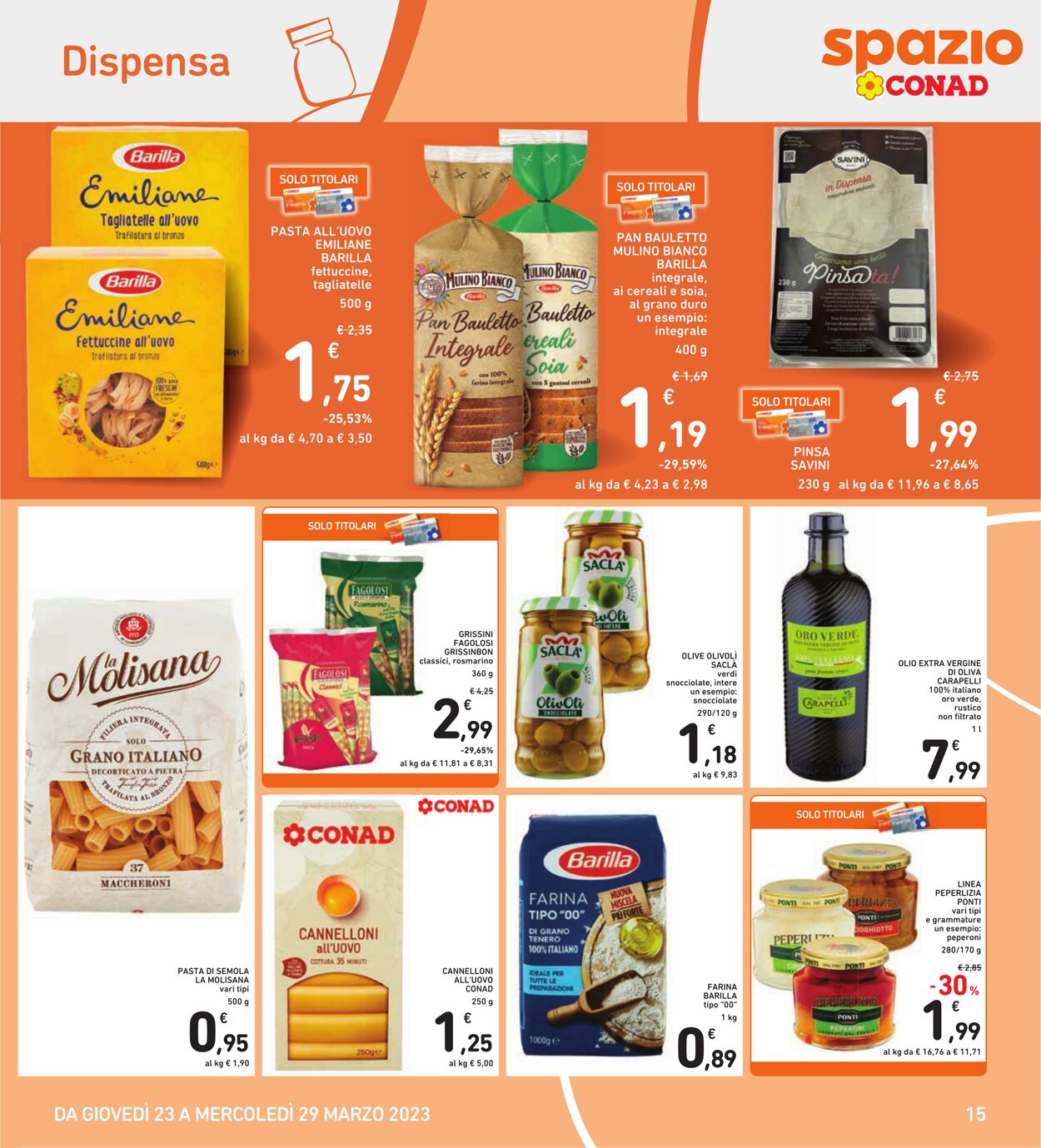 Volantino Conad 23.03.2023 - 29.03.2023