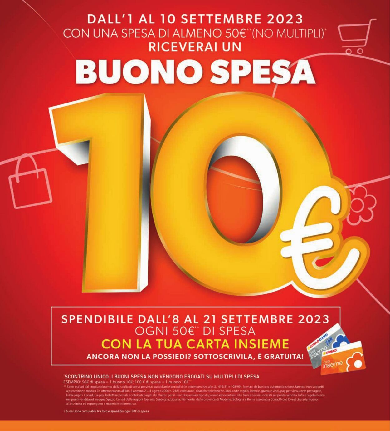 Volantino Conad 01.09.2023 - 10.09.2023