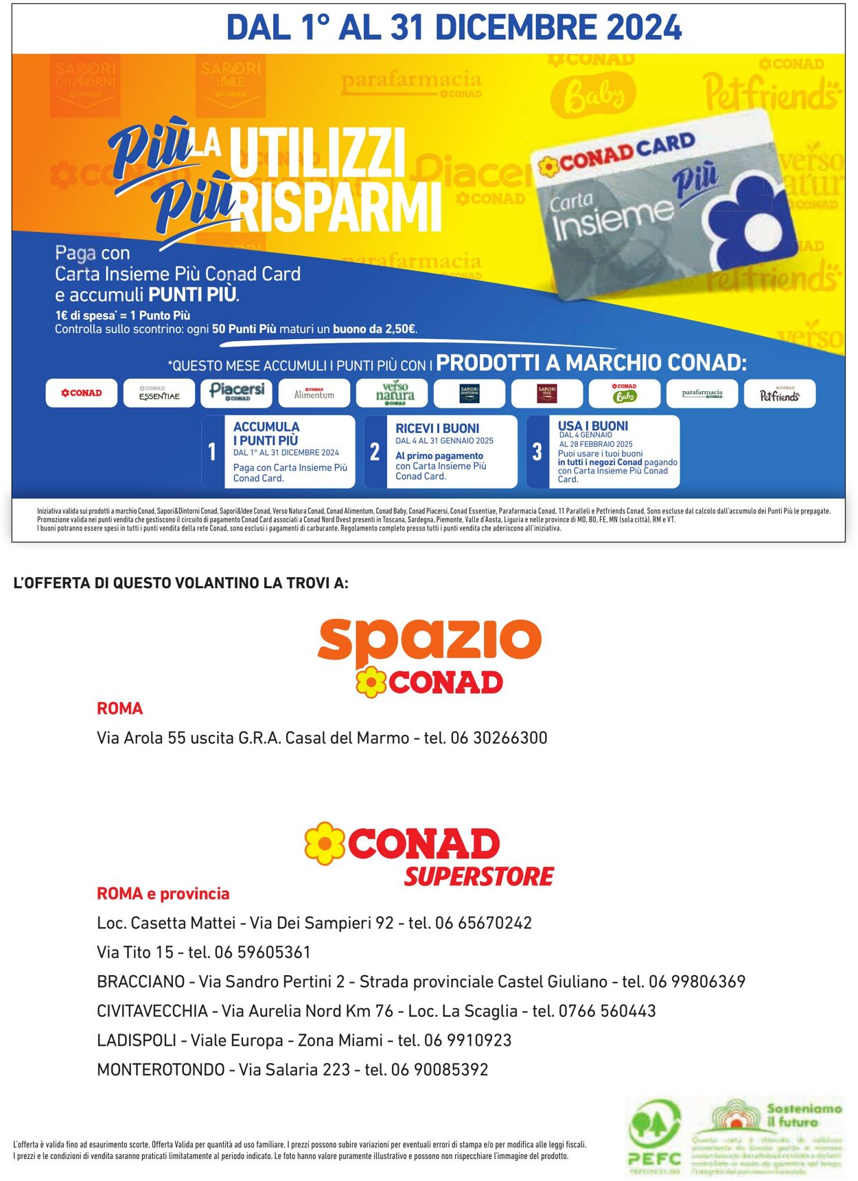 Volantino Conad 27.11.2024 - 31.12.2024