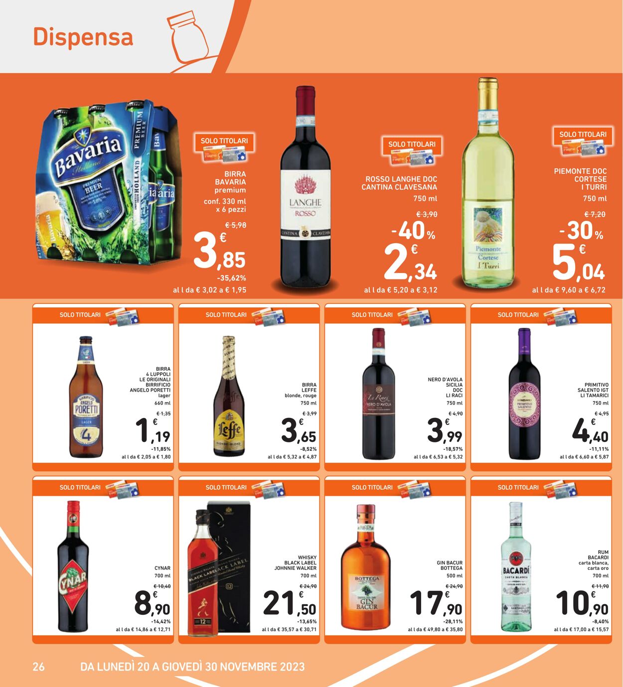 Volantino Conad 20.11.2023 - 30.11.2023