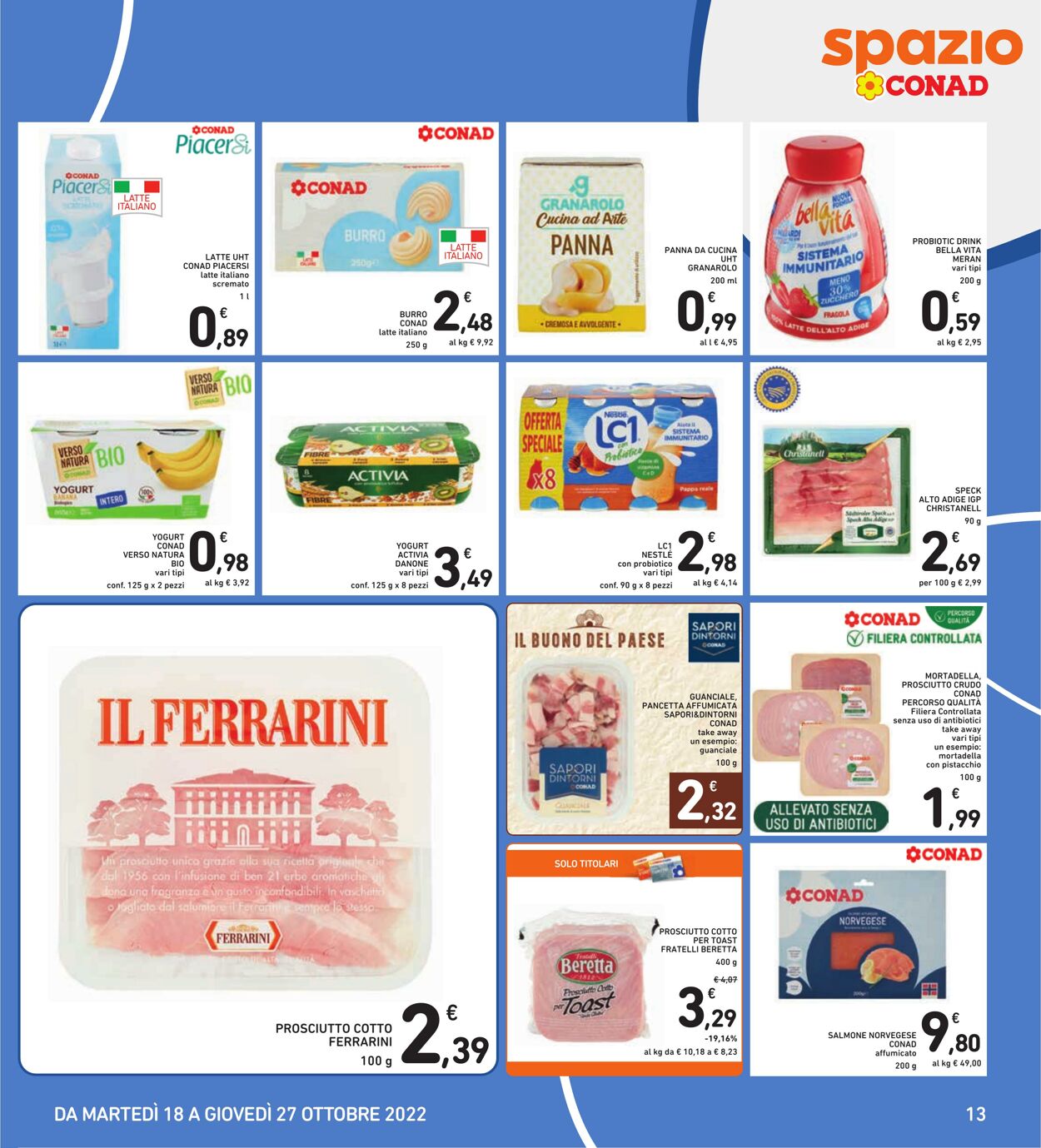 Volantino Conad 18.10.2022 - 27.10.2022