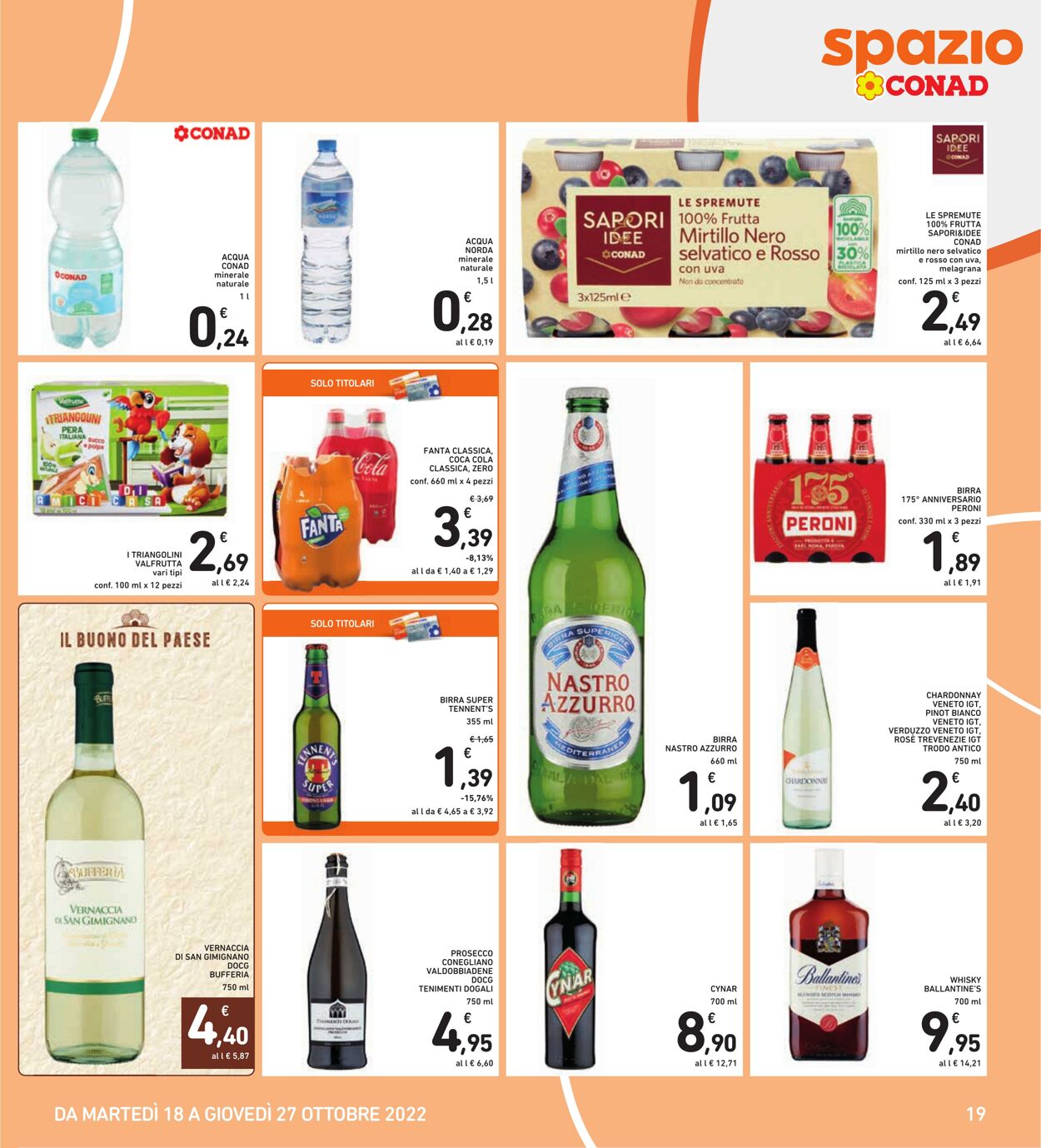 Volantino Conad 18.10.2022 - 27.10.2022