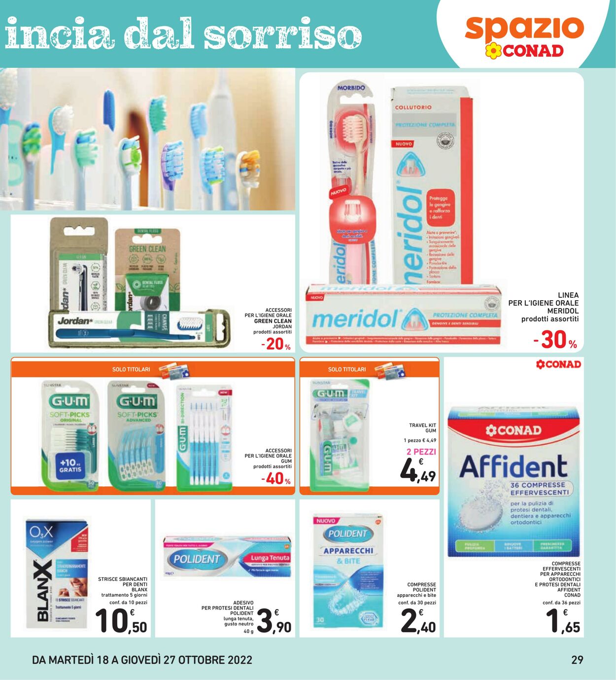 Volantino Conad 18.10.2022 - 27.10.2022