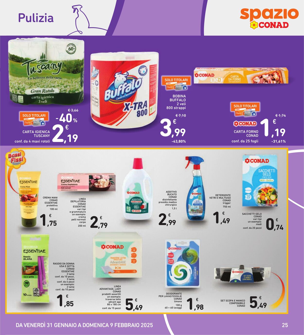 Volantino Conad 31.01.2025 - 09.02.2025