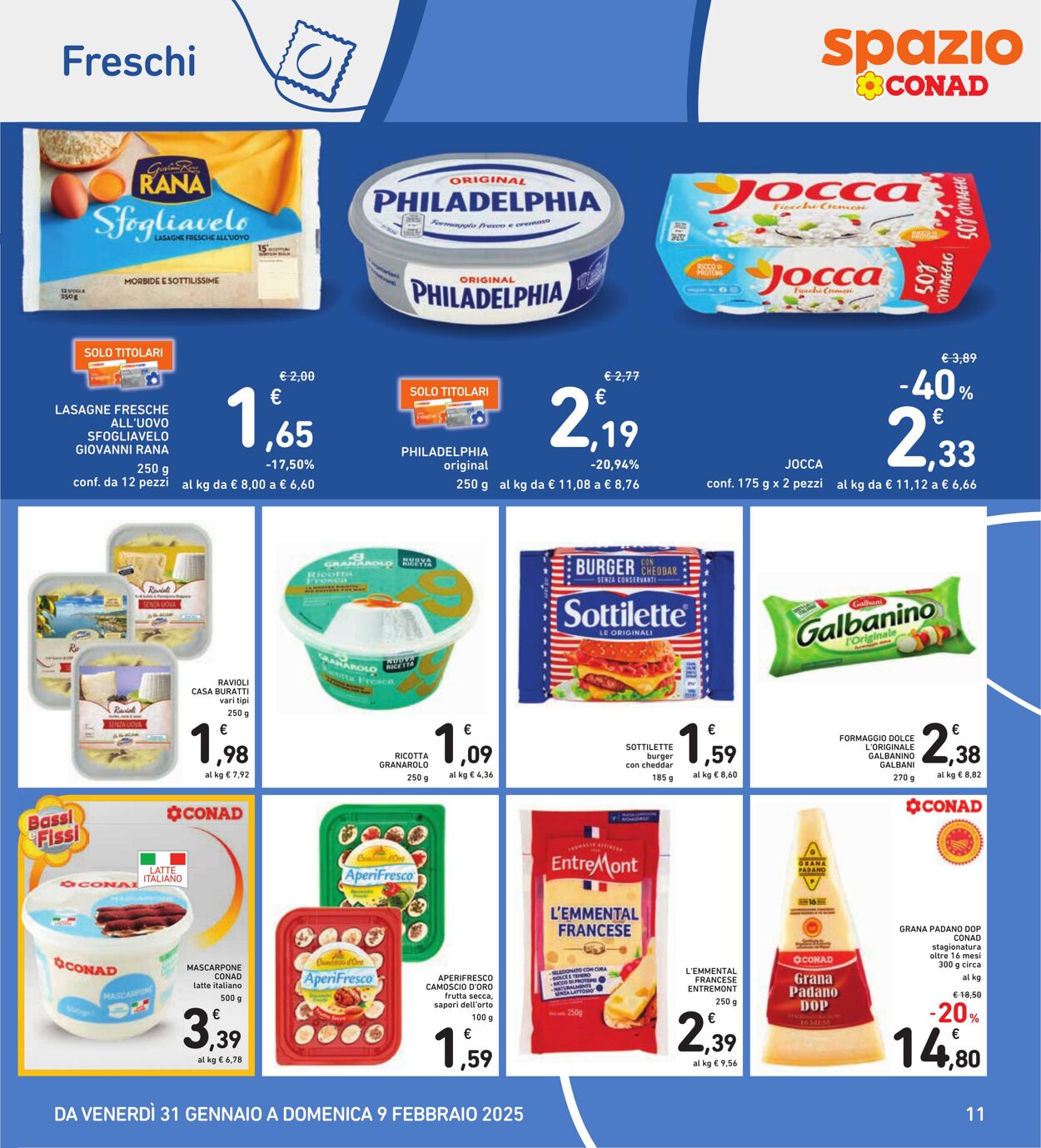 Volantino Conad 31.01.2025 - 09.02.2025