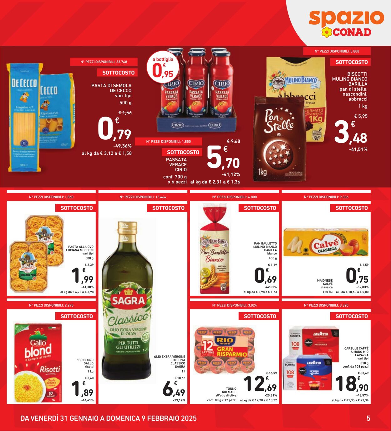 Volantino Conad 31.01.2025 - 09.02.2025