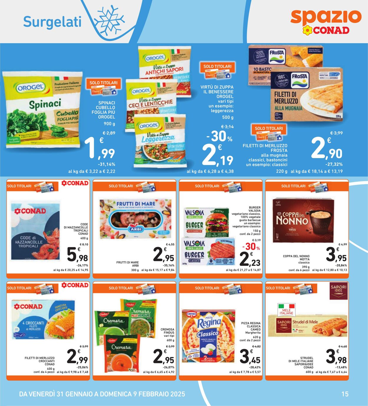 Volantino Conad 31.01.2025 - 09.02.2025