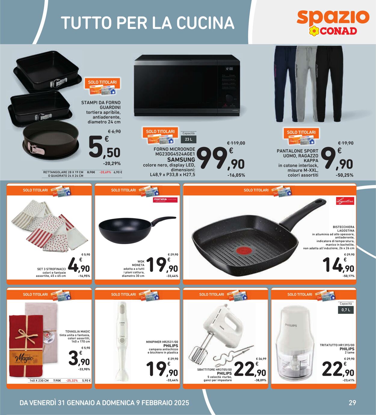 Volantino Conad 31.01.2025 - 09.02.2025