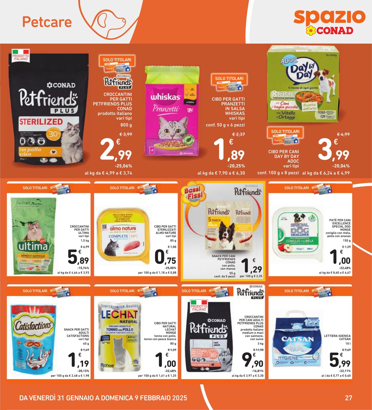 Volantino Conad 31.01.2025 - 09.02.2025