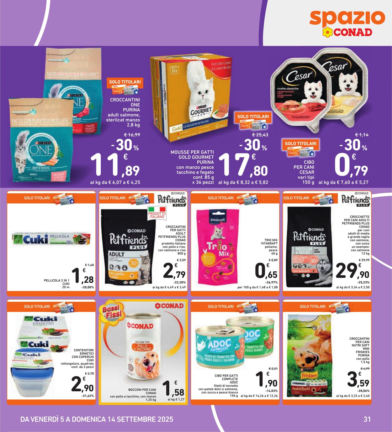 Volantino Conad 03.09.2025 - 03.09.2025