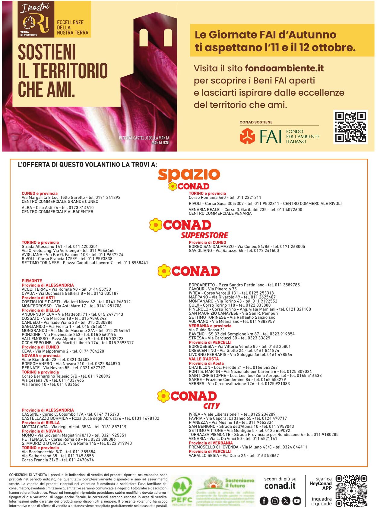 Volantino Conad 01.10.2025 - 01.10.2025