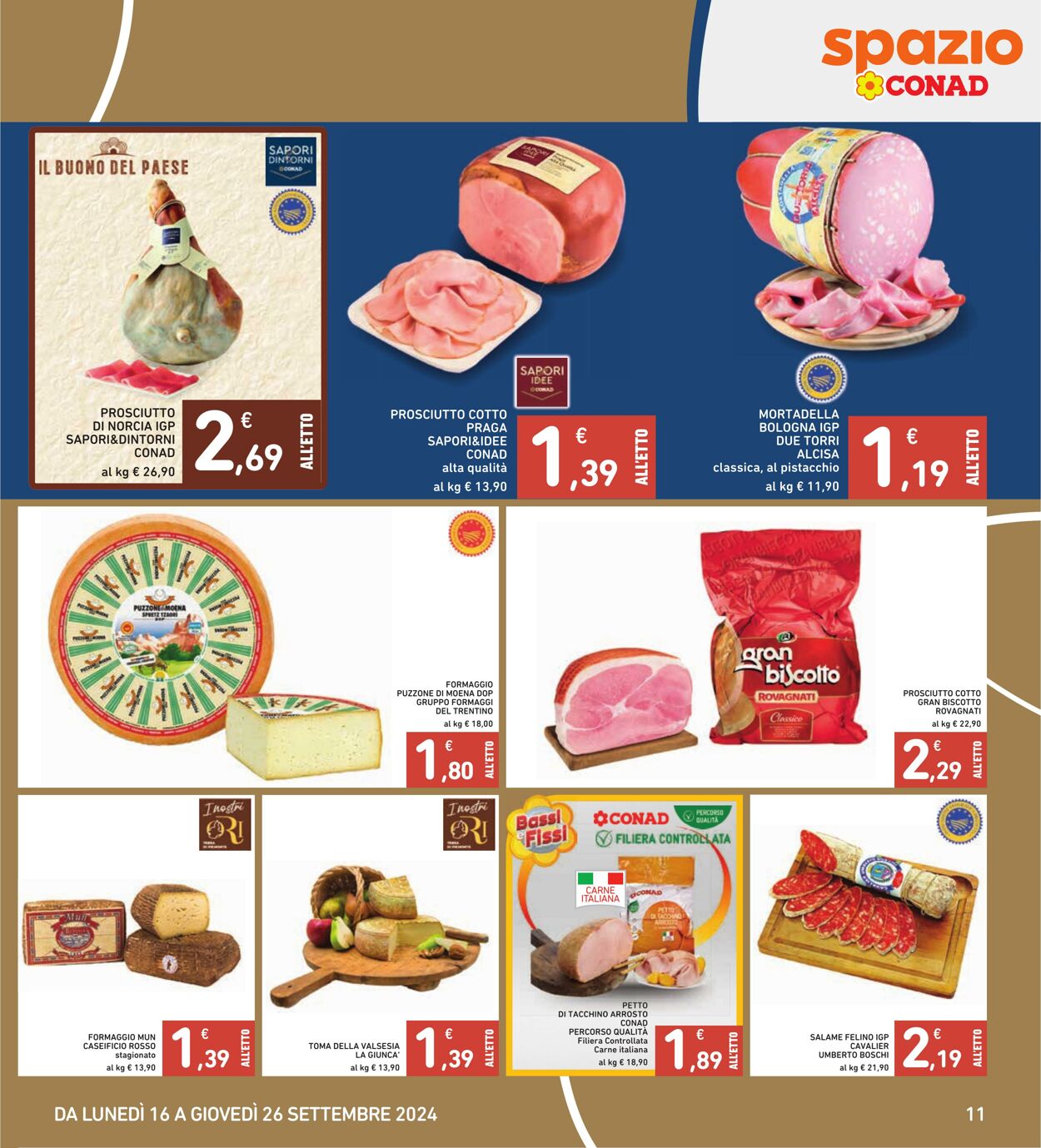 Volantino Conad 16.09.2024 - 26.09.2024