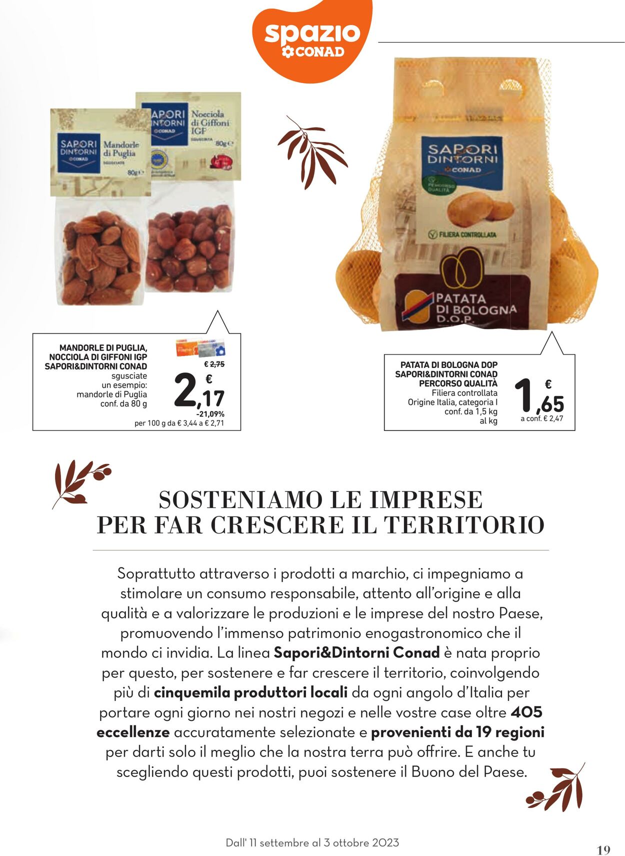 Volantino Conad 11.09.2023 - 03.10.2023