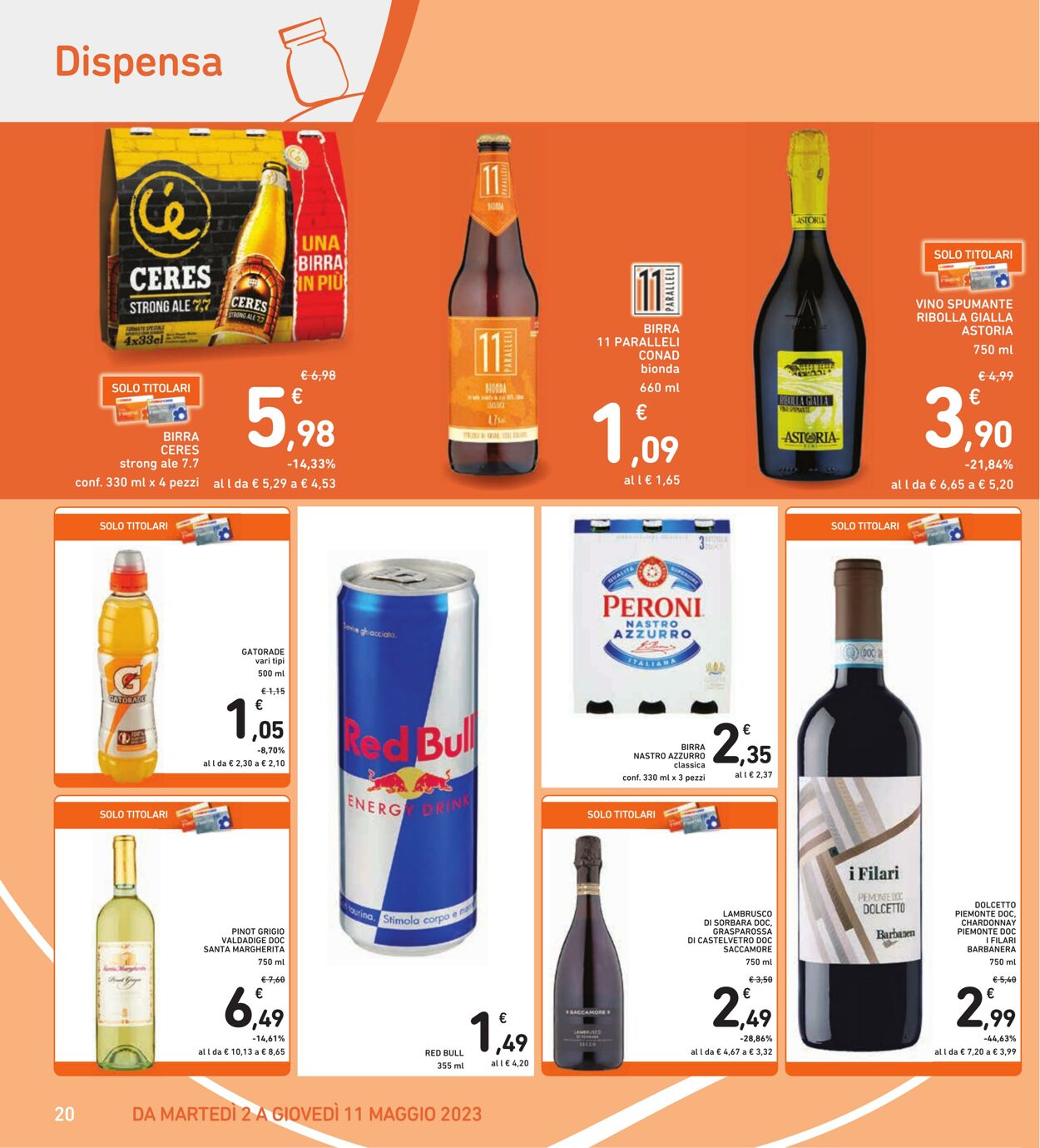 Volantino Conad 02.04.2023 - 11.05.2023