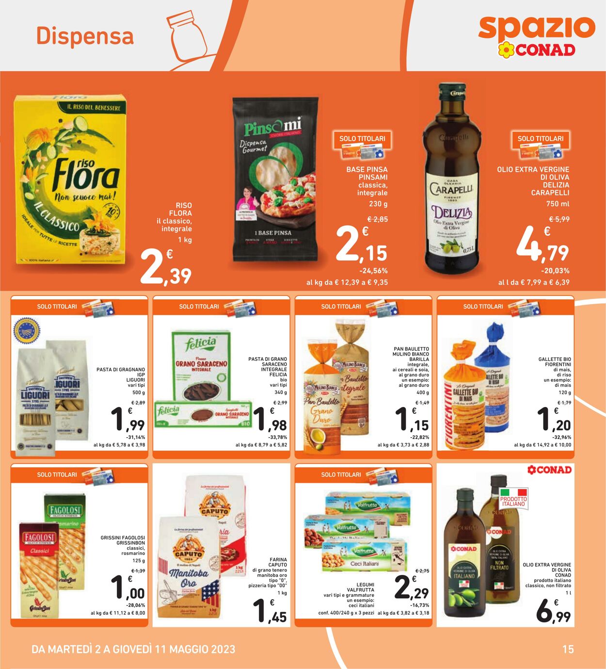 Volantino Conad 02.04.2023 - 11.05.2023