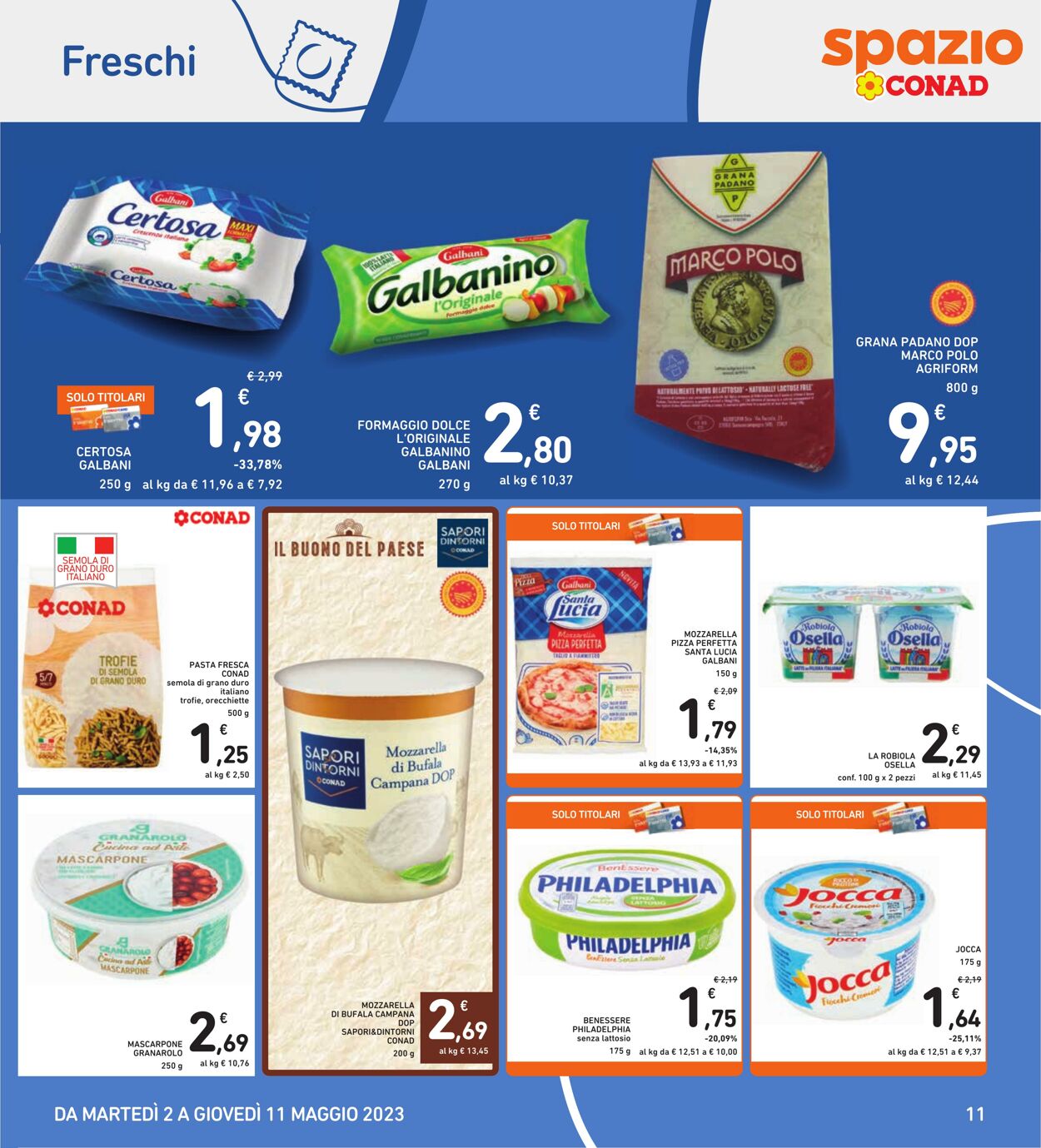 Volantino Conad 02.04.2023 - 11.05.2023