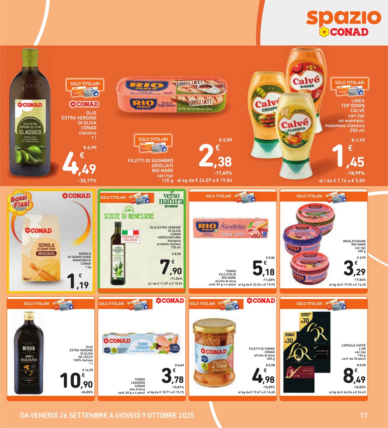 Volantino Conad 01.10.2025 - 01.10.2025