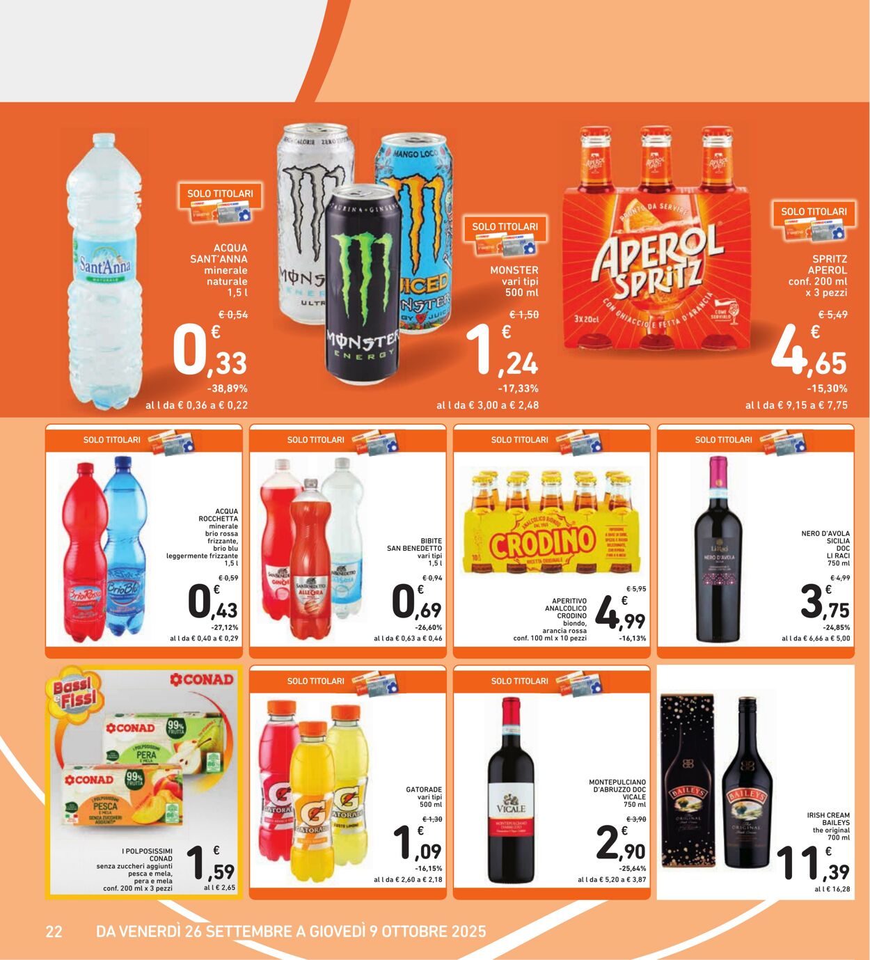 Volantino Conad 01.10.2025 - 01.10.2025