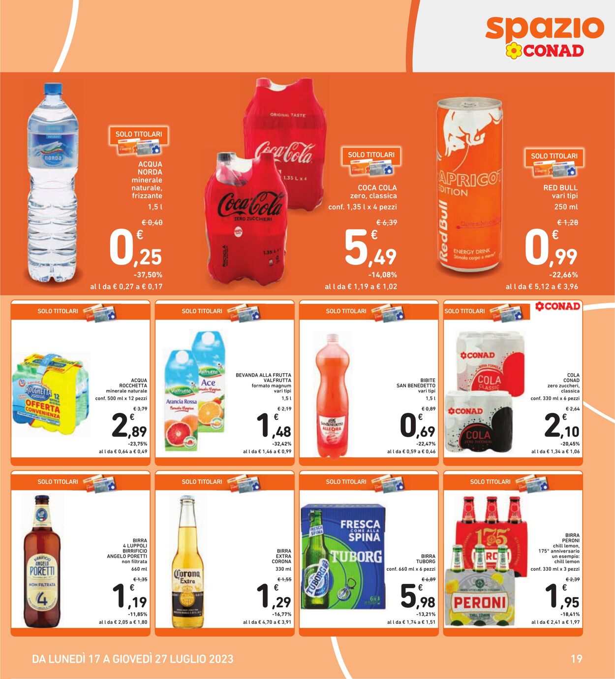 Volantino Conad 17.07.2023 - 27.07.2023