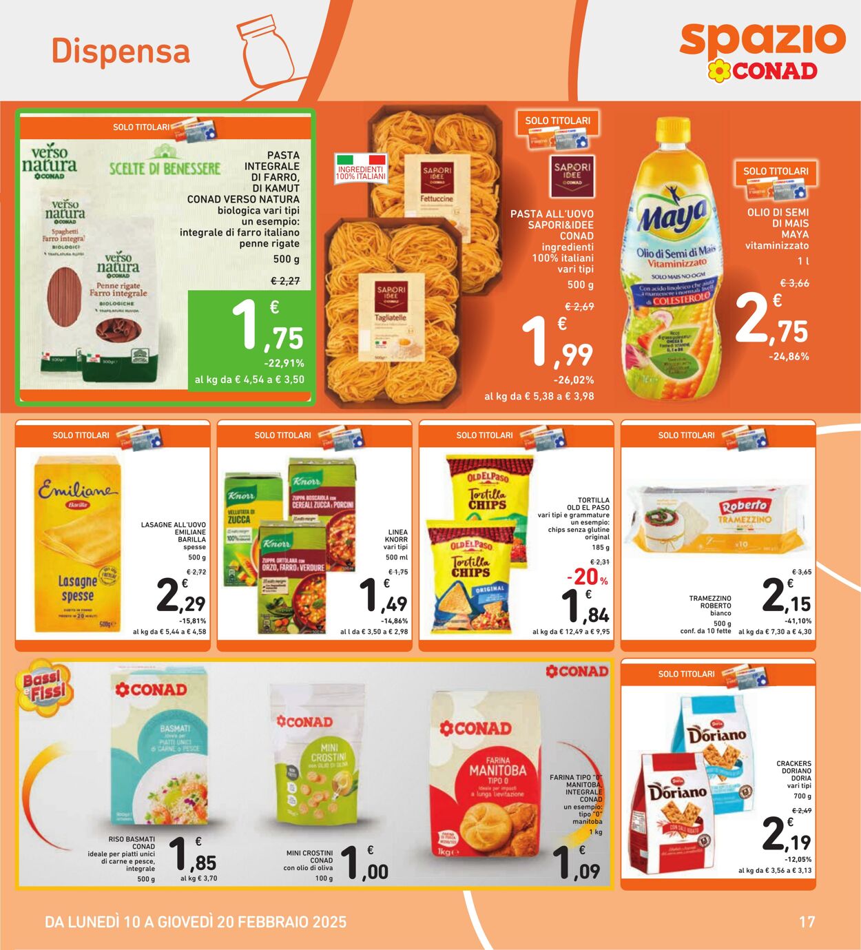 Volantino Conad 10.02.2025 - 20.02.2025