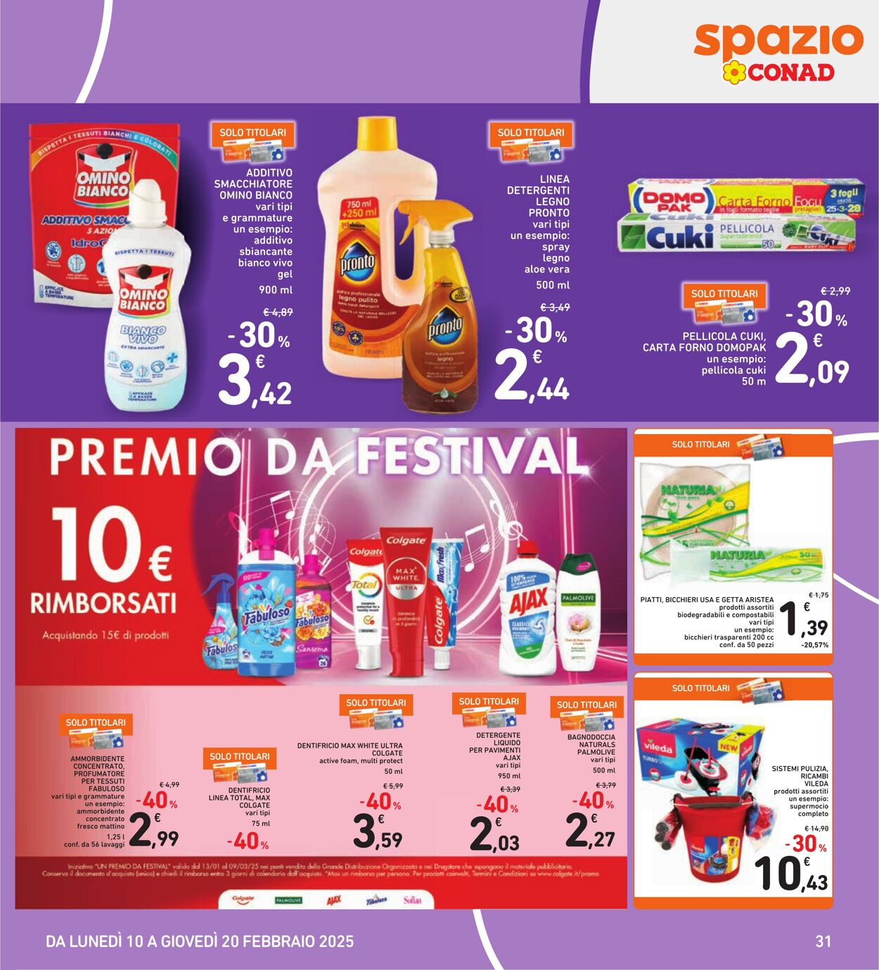 Volantino Conad 10.02.2025 - 20.02.2025