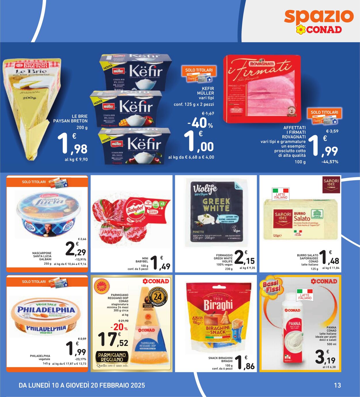 Volantino Conad 10.02.2025 - 20.02.2025