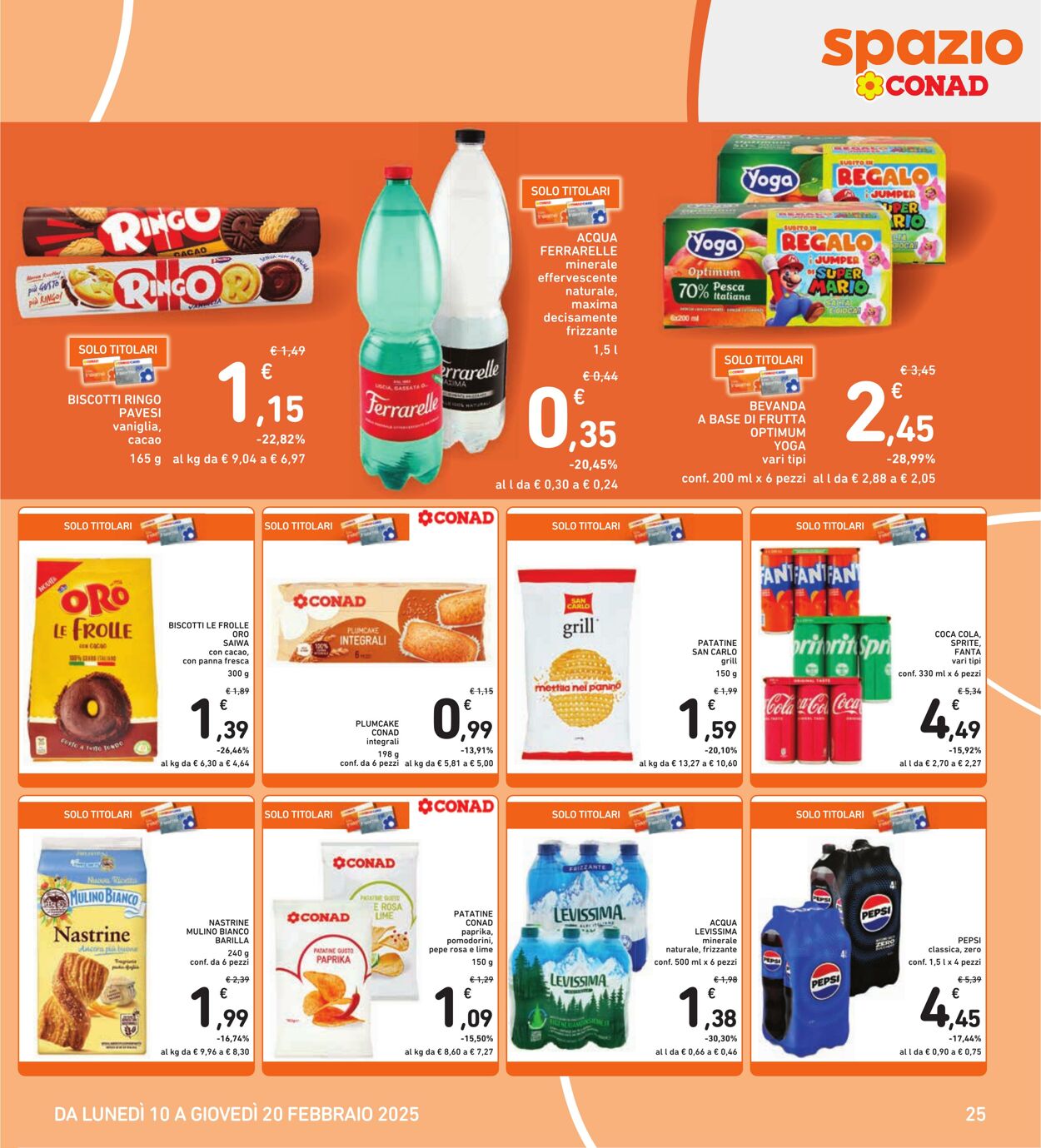 Volantino Conad 10.02.2025 - 20.02.2025