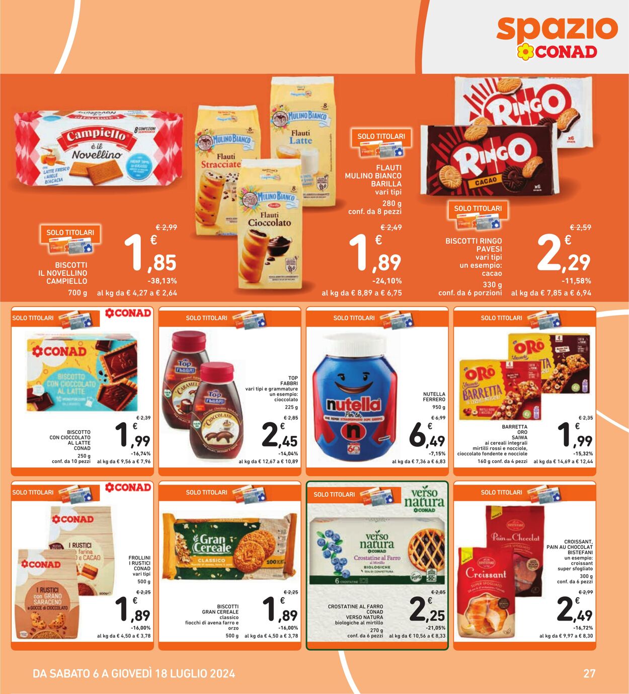 Volantino Conad 06.07.2024 - 18.07.2024