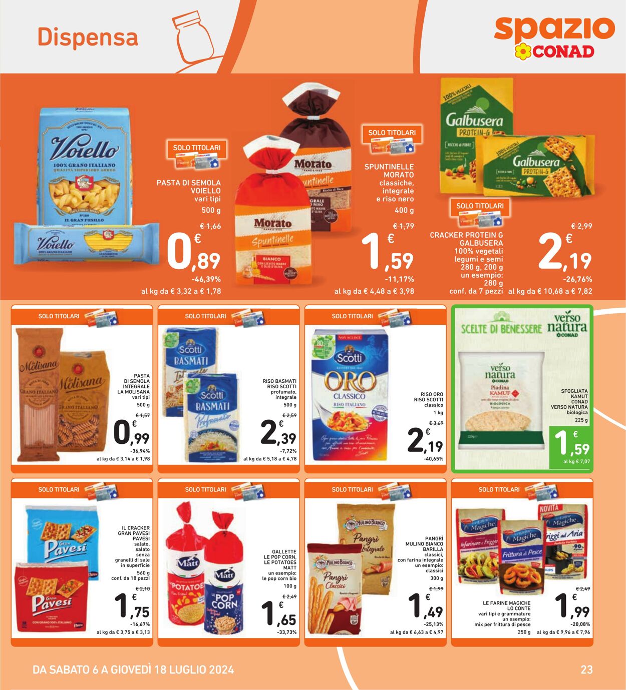 Volantino Conad 06.07.2024 - 18.07.2024