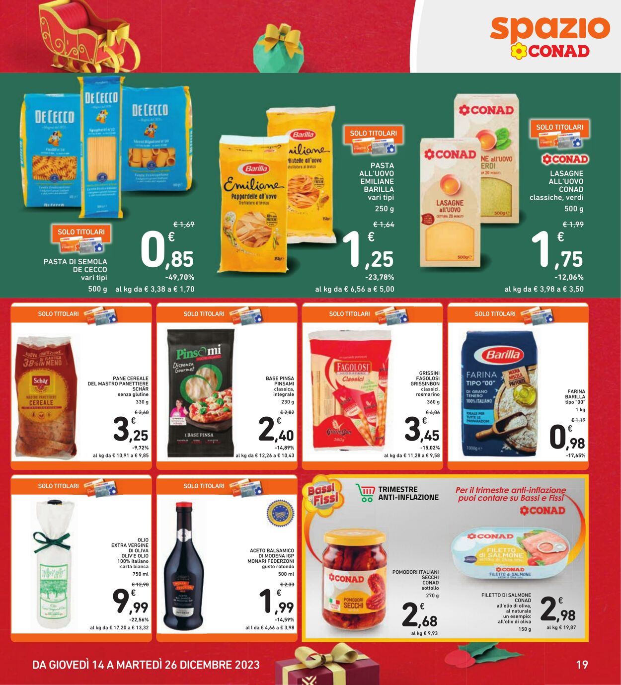 Volantino Conad 14.12.2023 - 26.12.2023