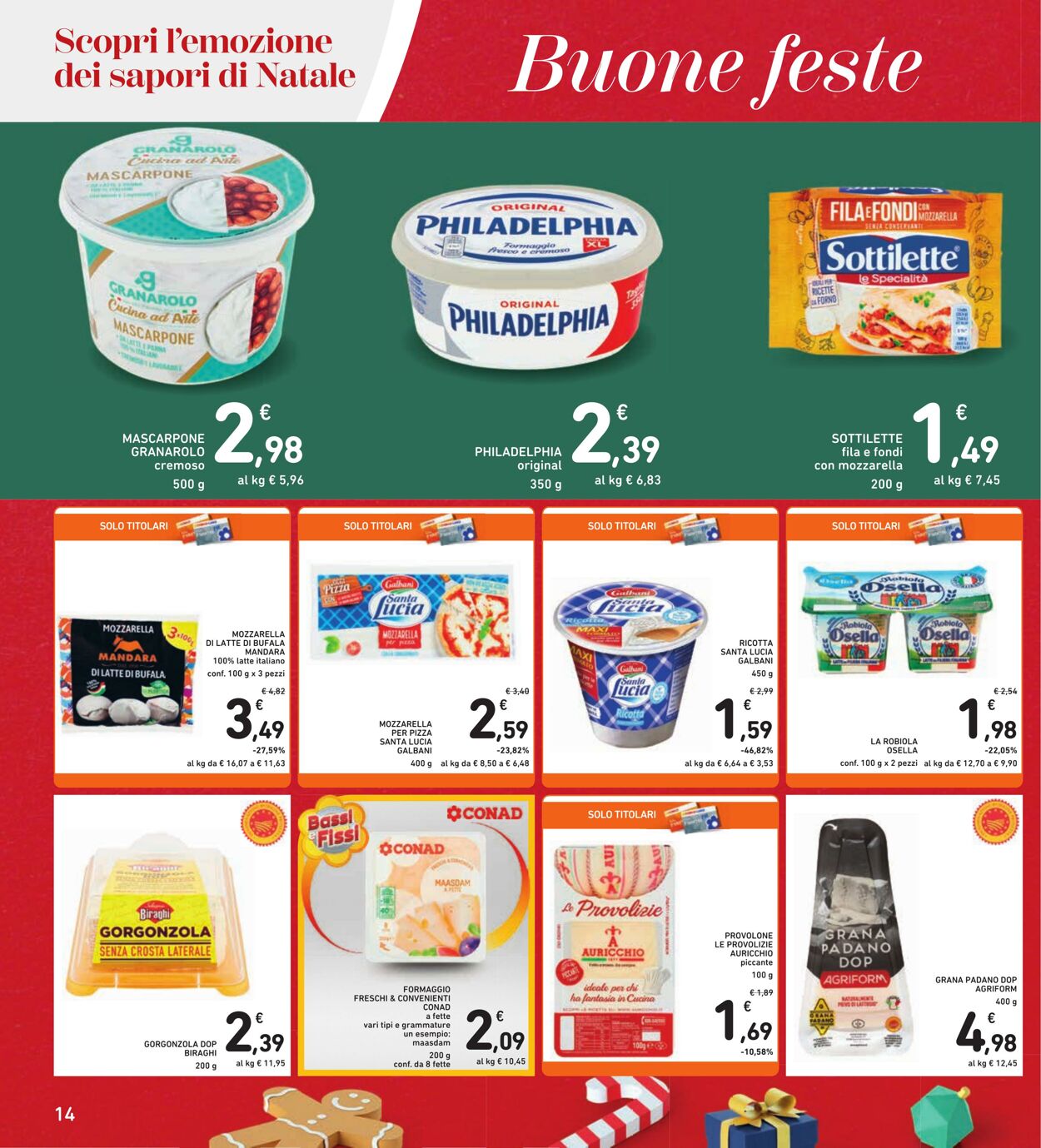 Volantino Conad 14.12.2023 - 26.12.2023