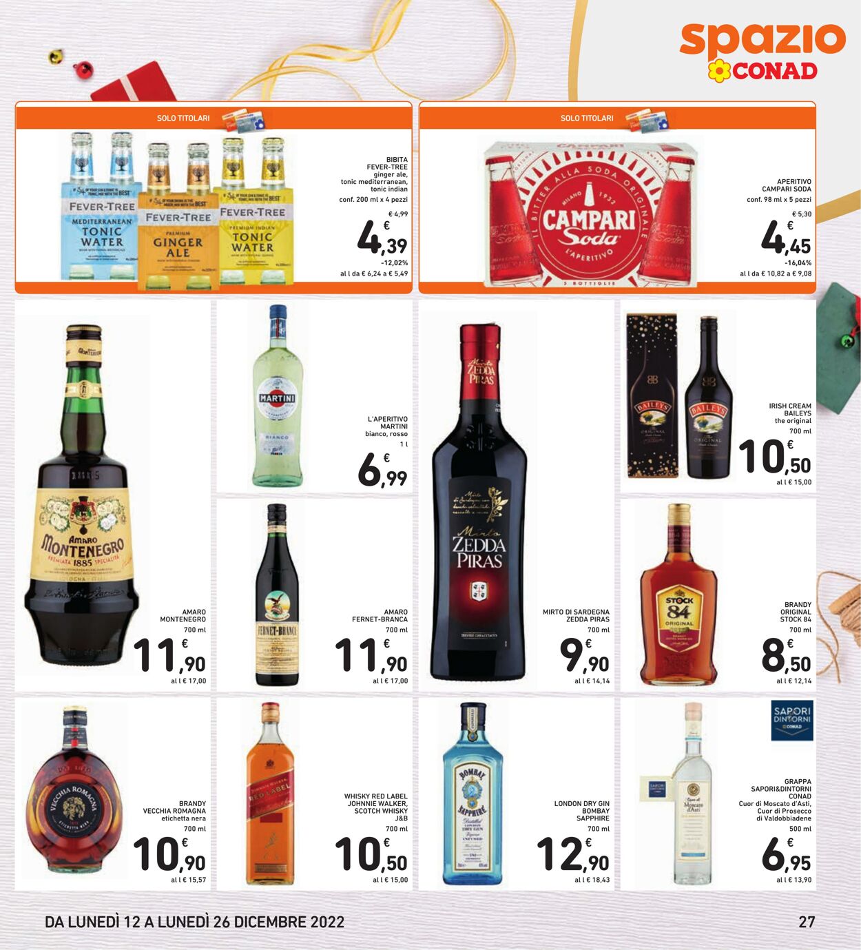 Volantino Conad 12.12.2022 - 26.12.2022