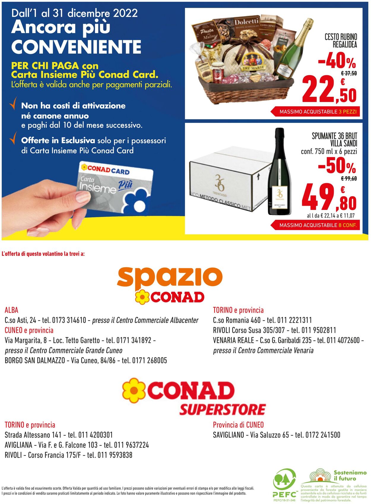 Volantino Conad 01.12.2022 - 31.12.2022