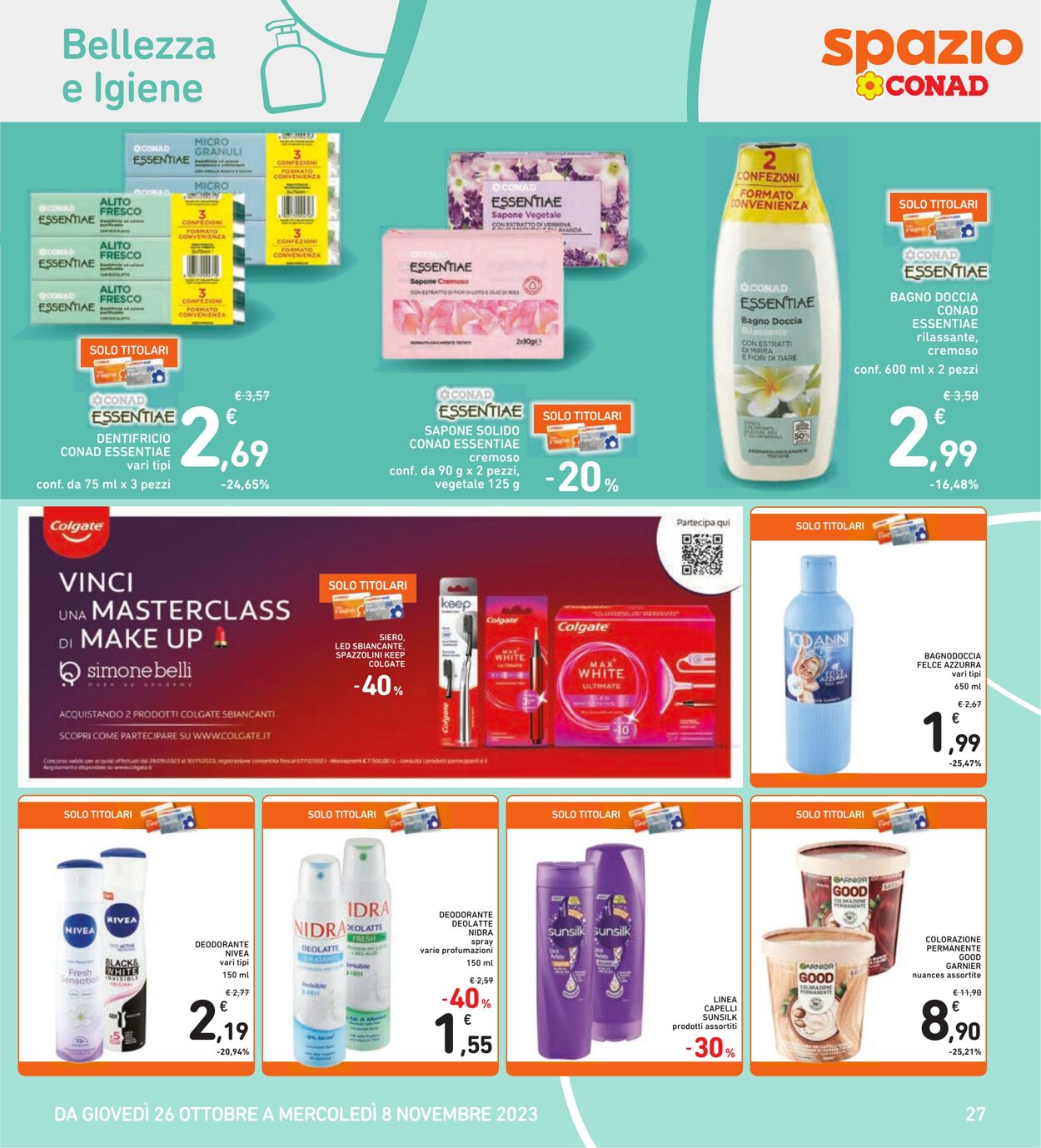 Volantino Conad 26.10.2023 - 08.11.2023