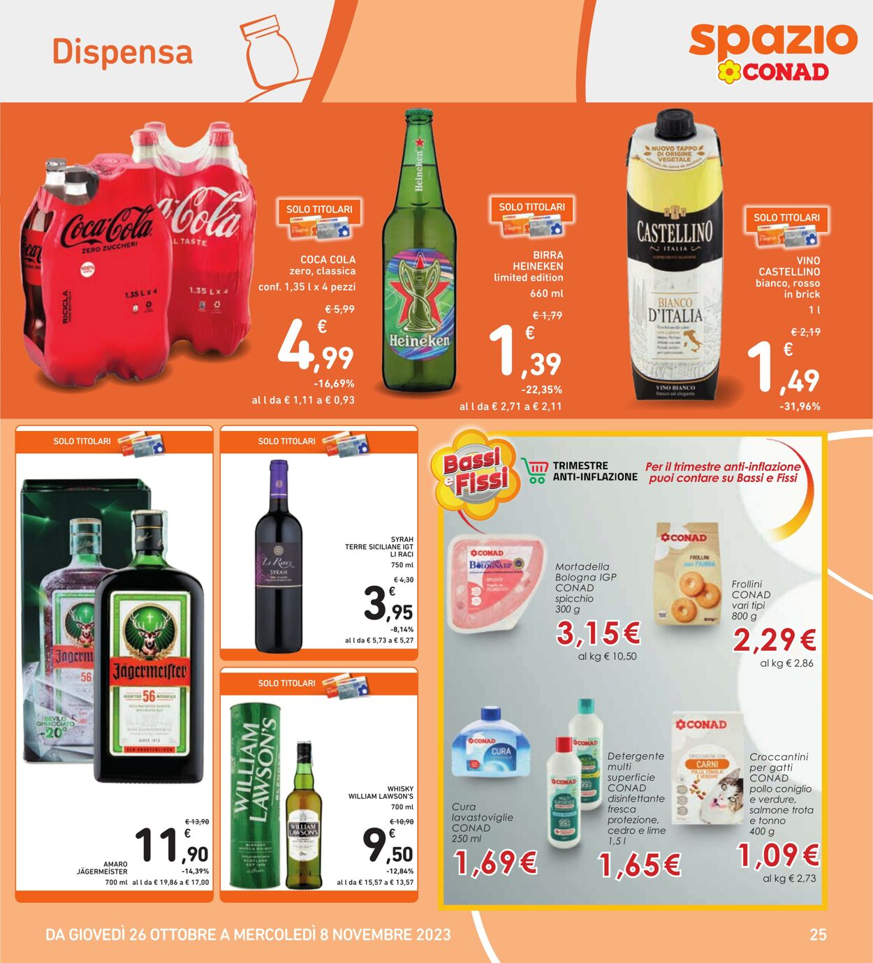 Volantino Conad 26.10.2023 - 08.11.2023