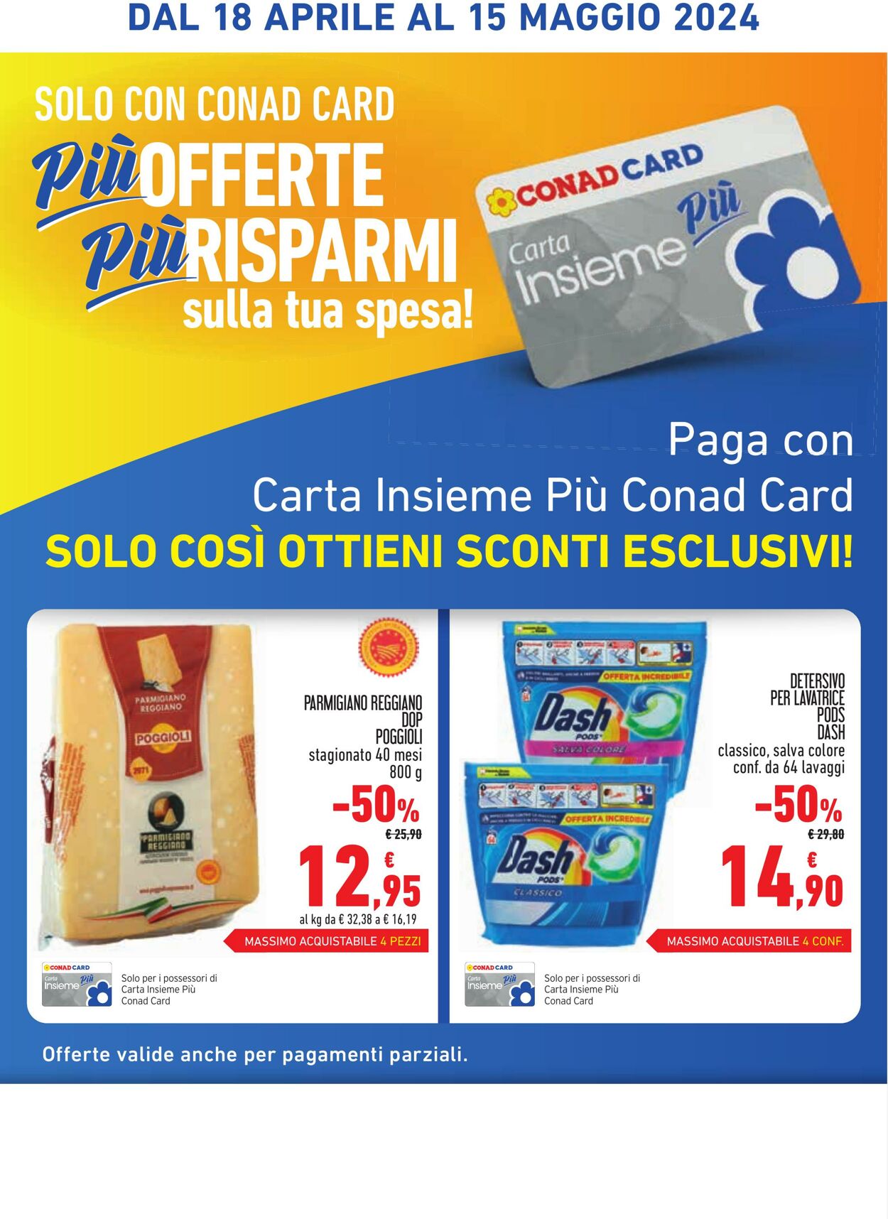 Volantino Conad 18.04.2024 - 15.05.2024