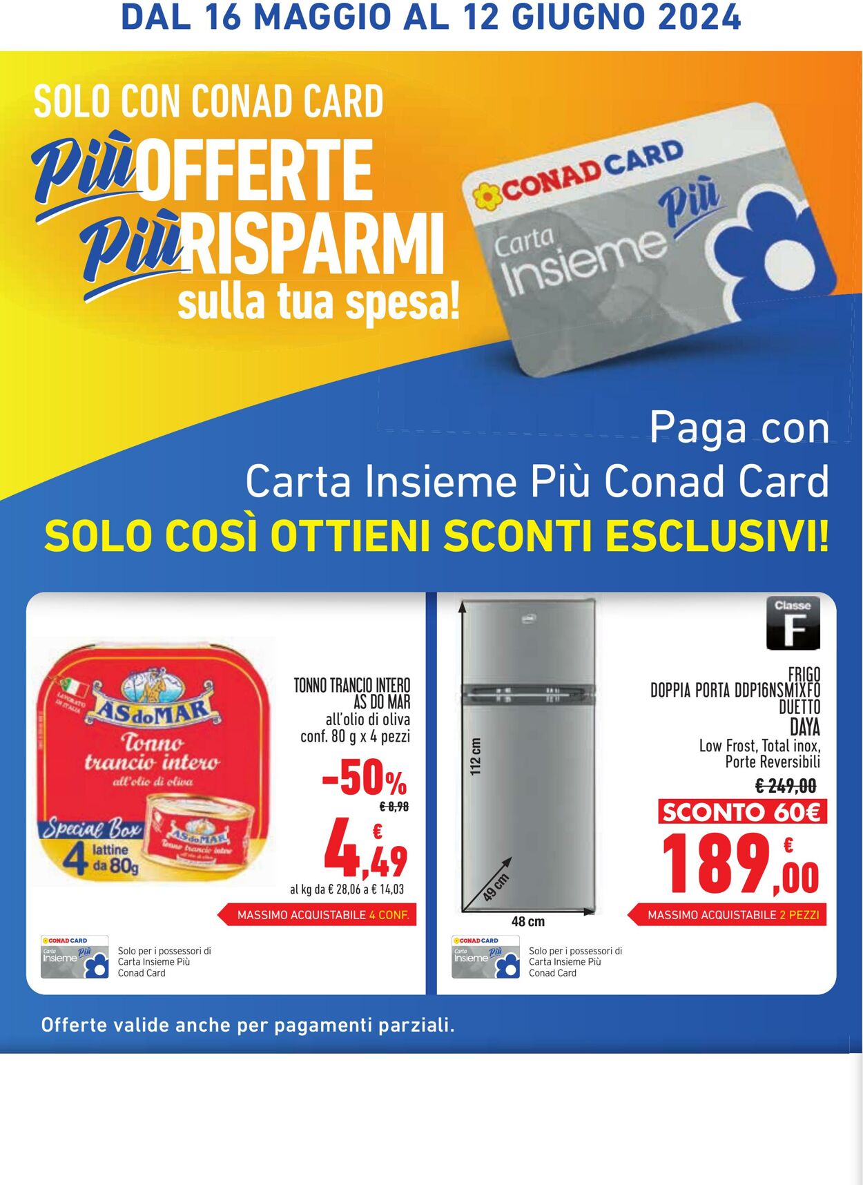 Volantino Conad 16.05.2024 - 12.06.2024