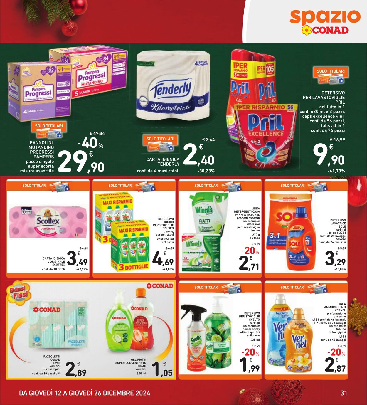 Volantino Conad 12.12.2024 - 26.12.2024