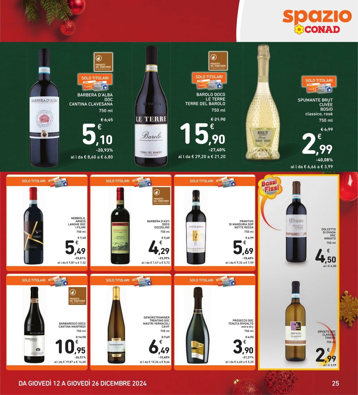 Volantino Conad 12.12.2024 - 26.12.2024