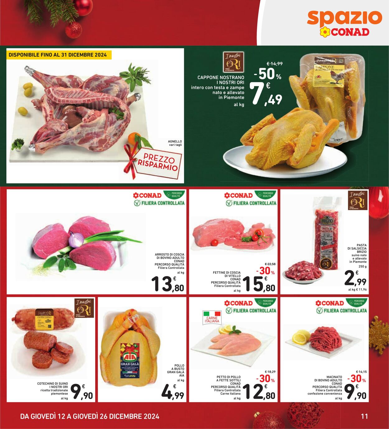 Volantino Conad 12.12.2024 - 26.12.2024