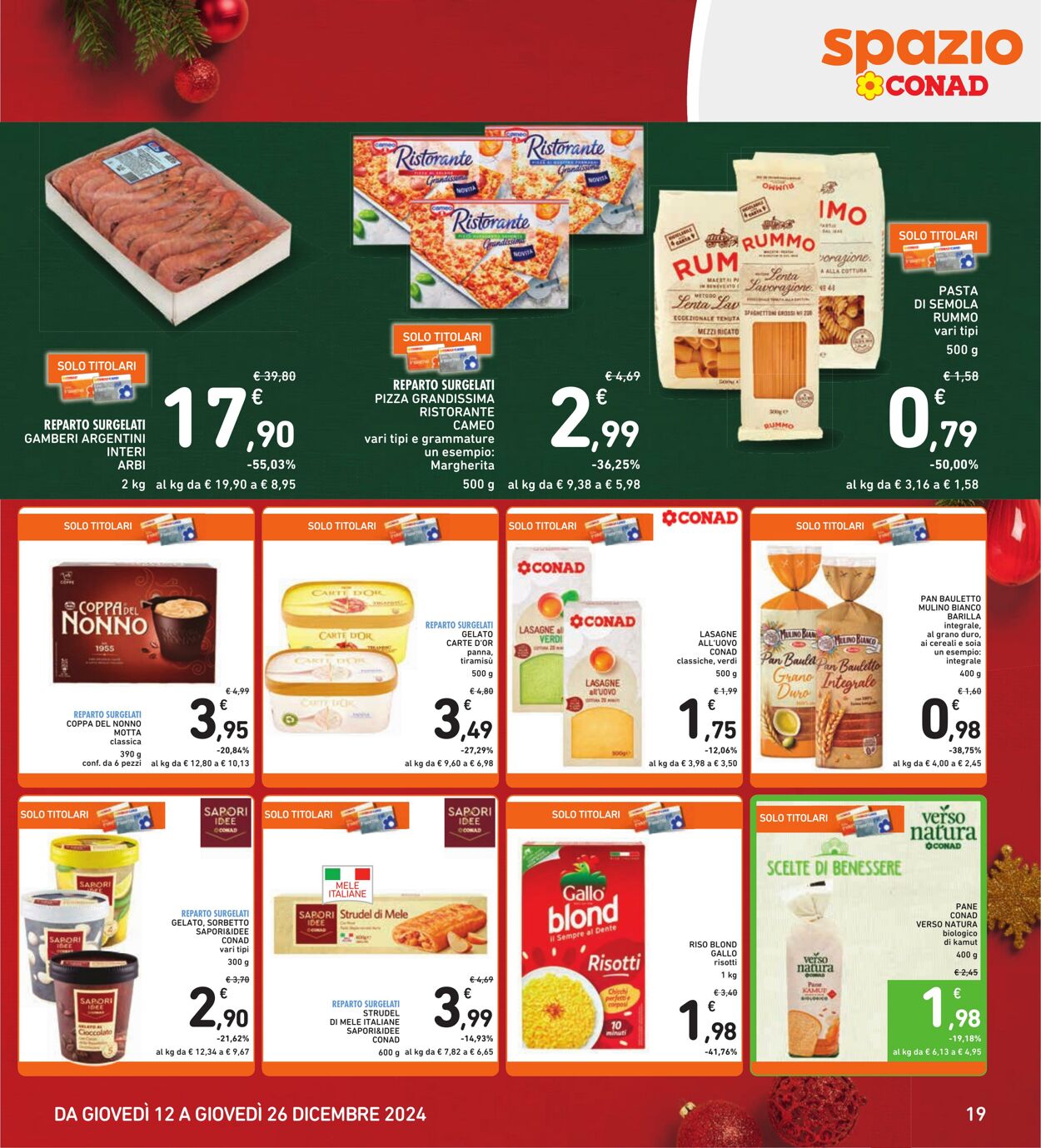 Volantino Conad 12.12.2024 - 26.12.2024