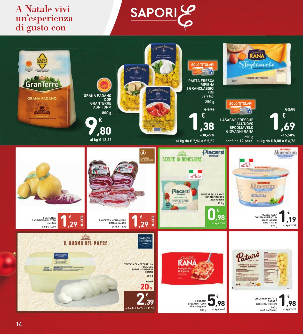 Volantino Conad 12.12.2024 - 26.12.2024