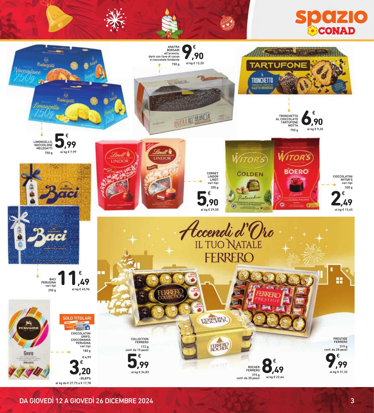 Volantino Conad 12.12.2024 - 26.12.2024